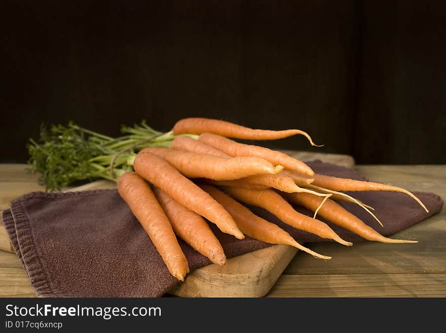 Bunch of Fresh Carrots