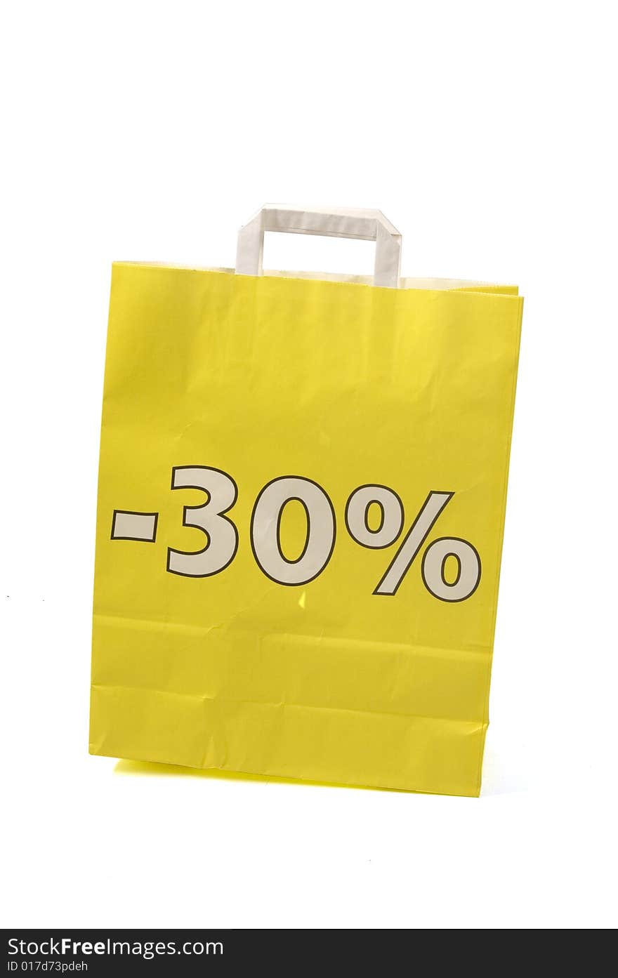 Yellow Shopping Bag With 30  Discount