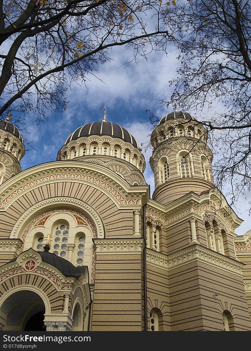 Cathedral in centre of Riga