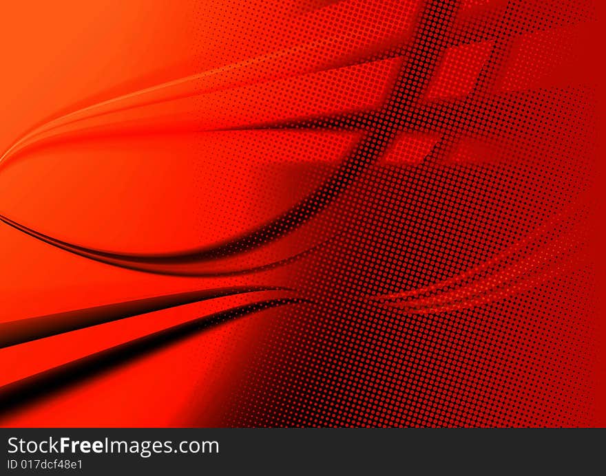 Red abstract background