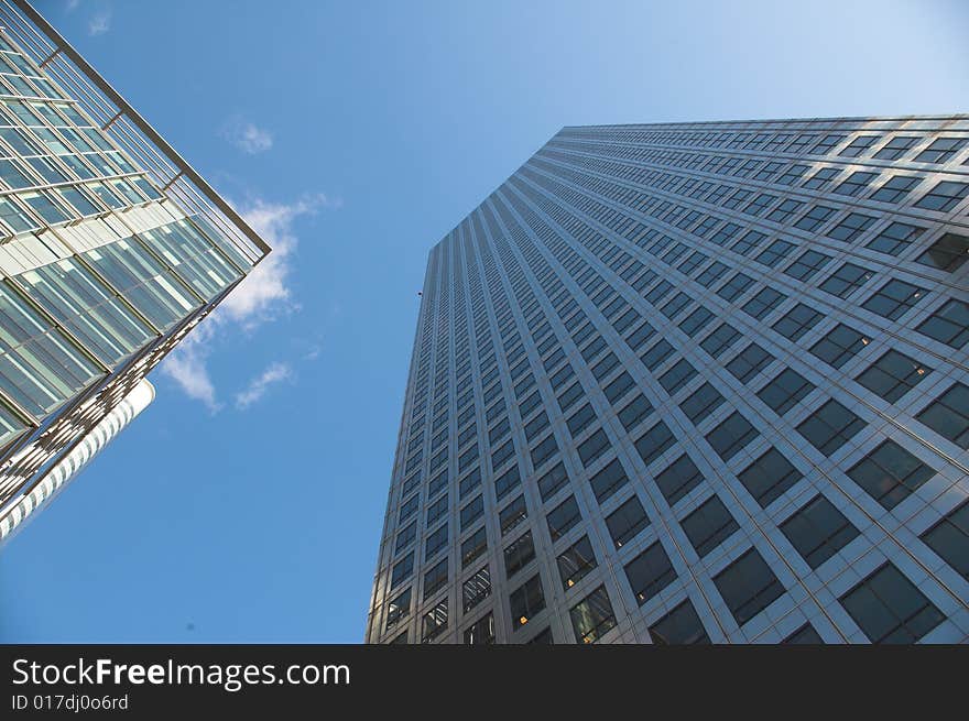 Modern architecture and blue sky