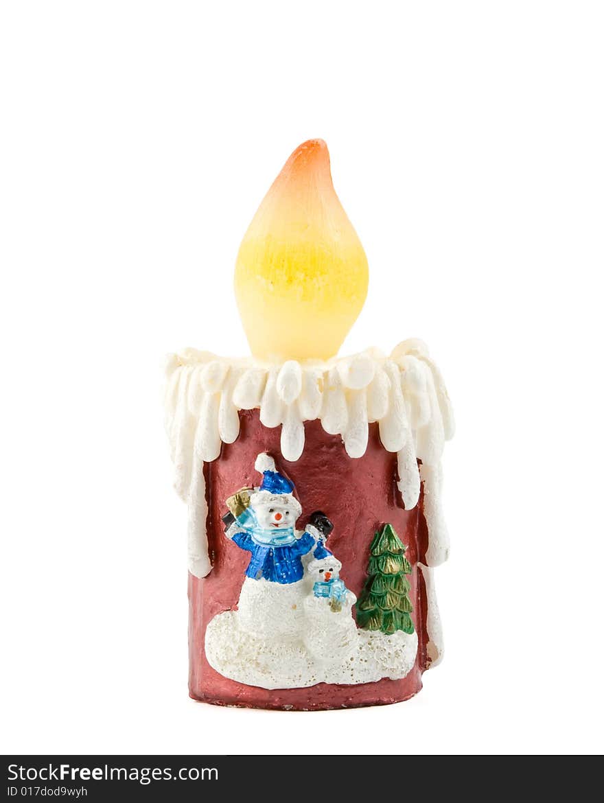 Decorative figurine on a white background