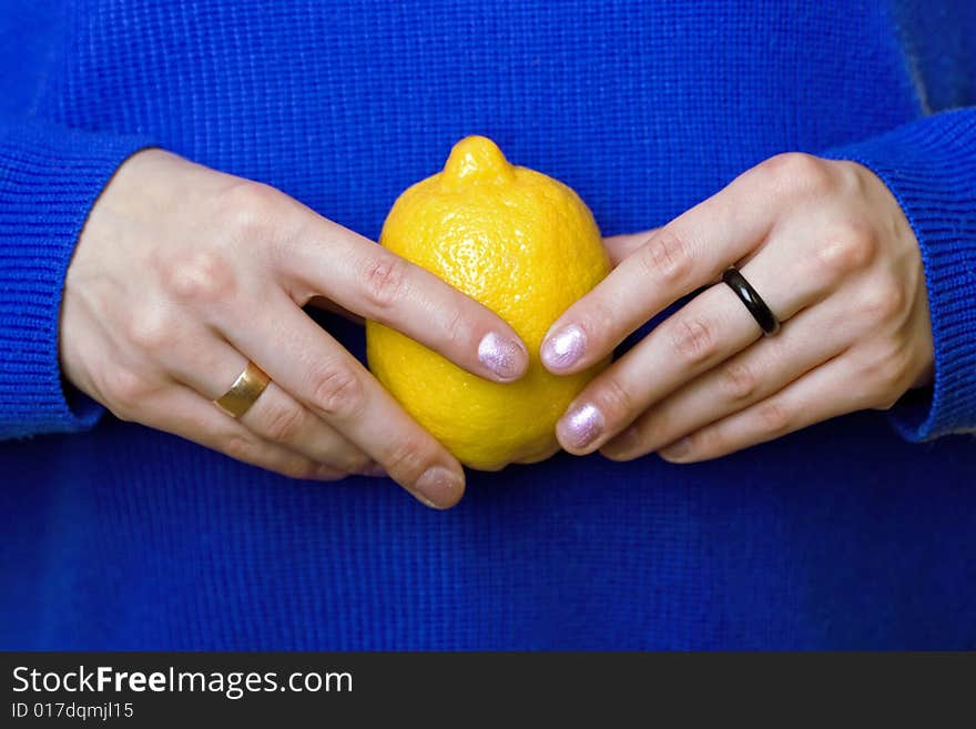 Hands With Lemon