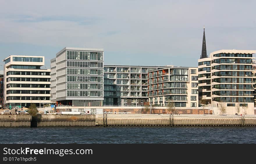 Modern houses skyline