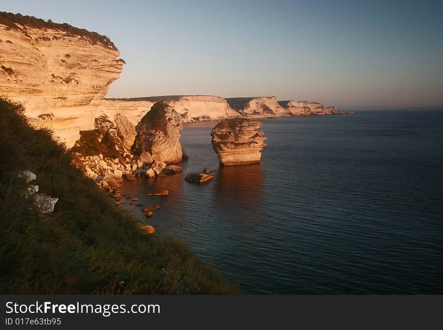 Cliffs of the Bonifacio