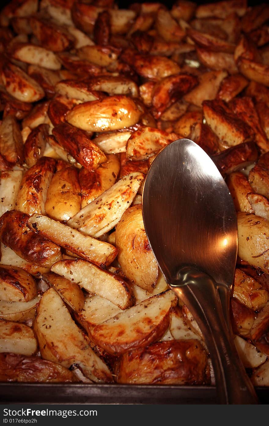 Baked hash brown potatoes