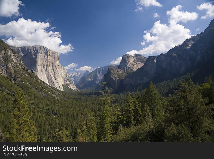 Yosemite valley view