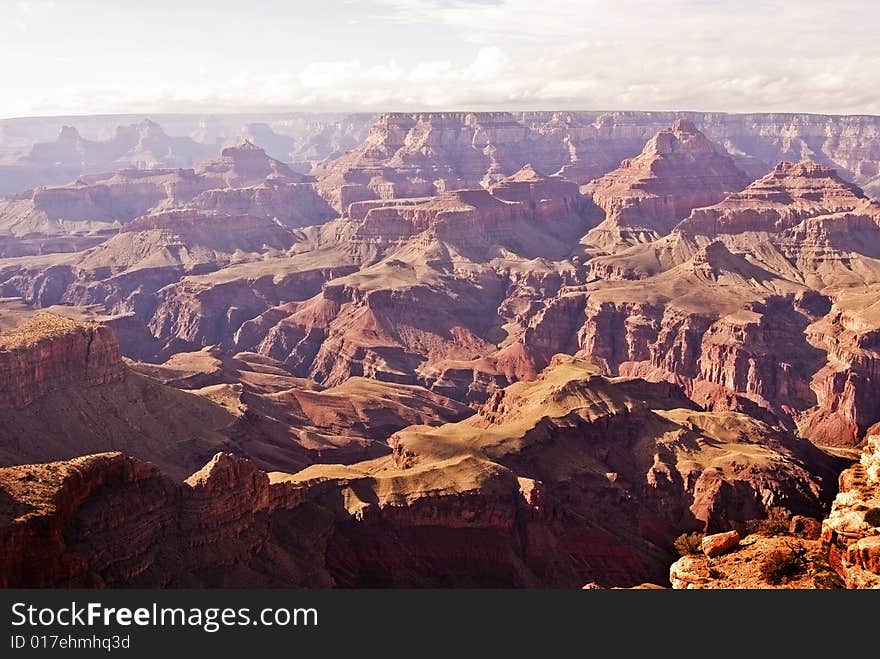 Panoramic view of the Grand Canyon