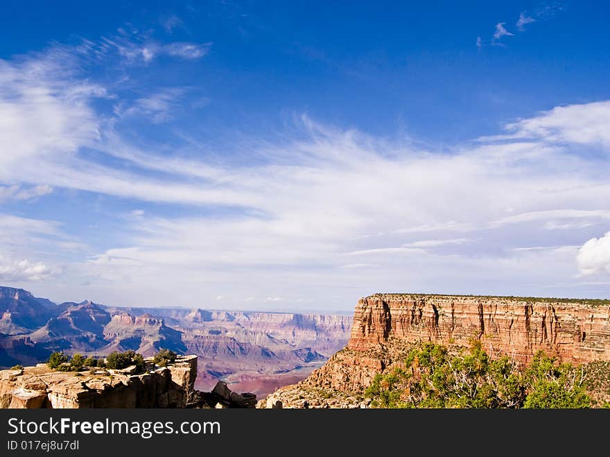 Panoramic view of the Grand Canyon