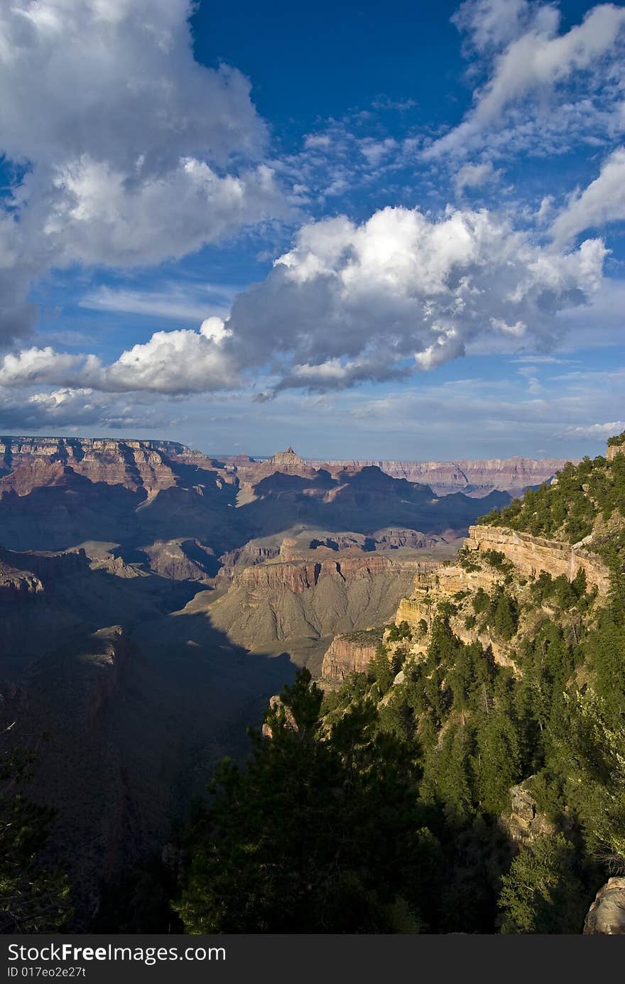 Panoramic view of the Grand Canyon