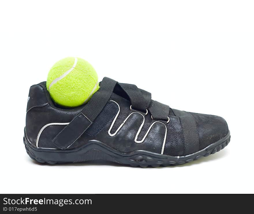 Sport Shoe And Ball