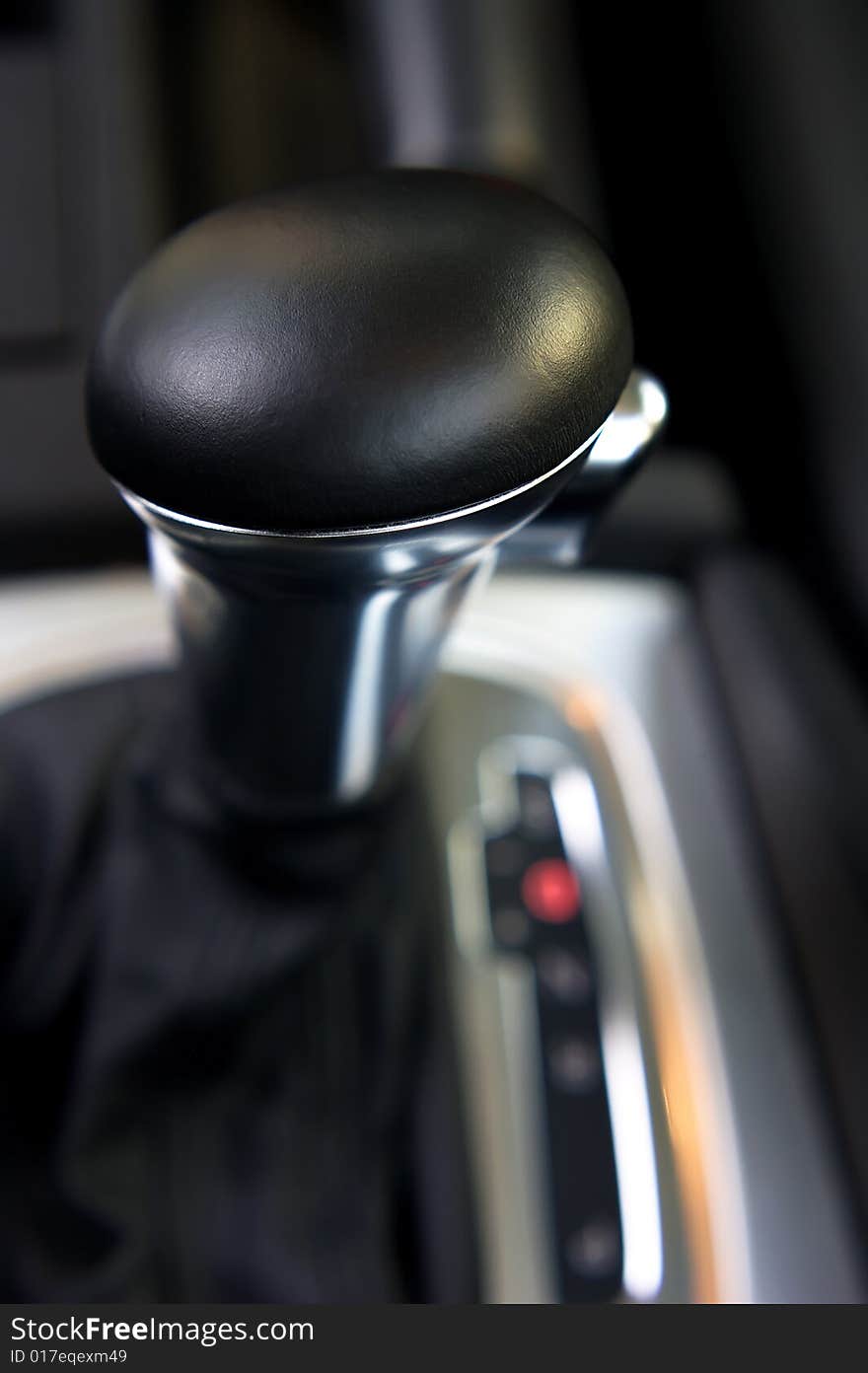 Automatic Gear Lever in a car. Automatic Gear Lever in a car.