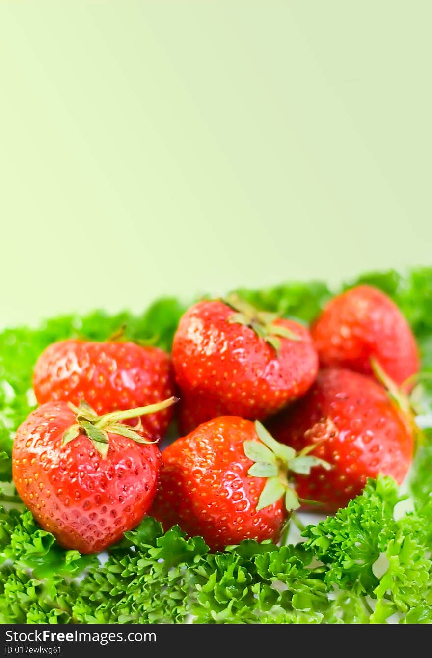 Strawberries background for your design