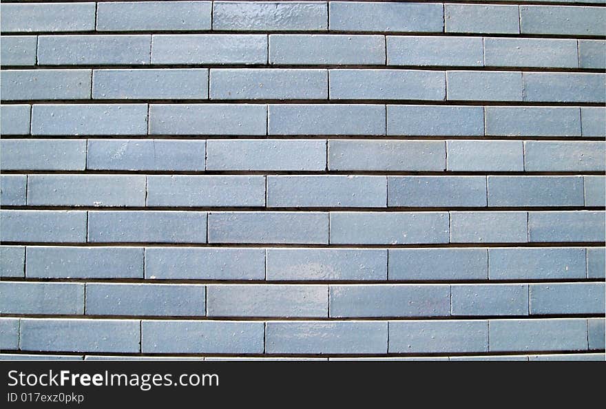 Blue brick wall background in Turin. Blue brick wall background in Turin