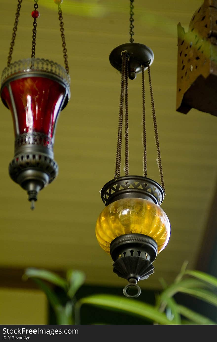 Lamps Hanging From The Ceiling