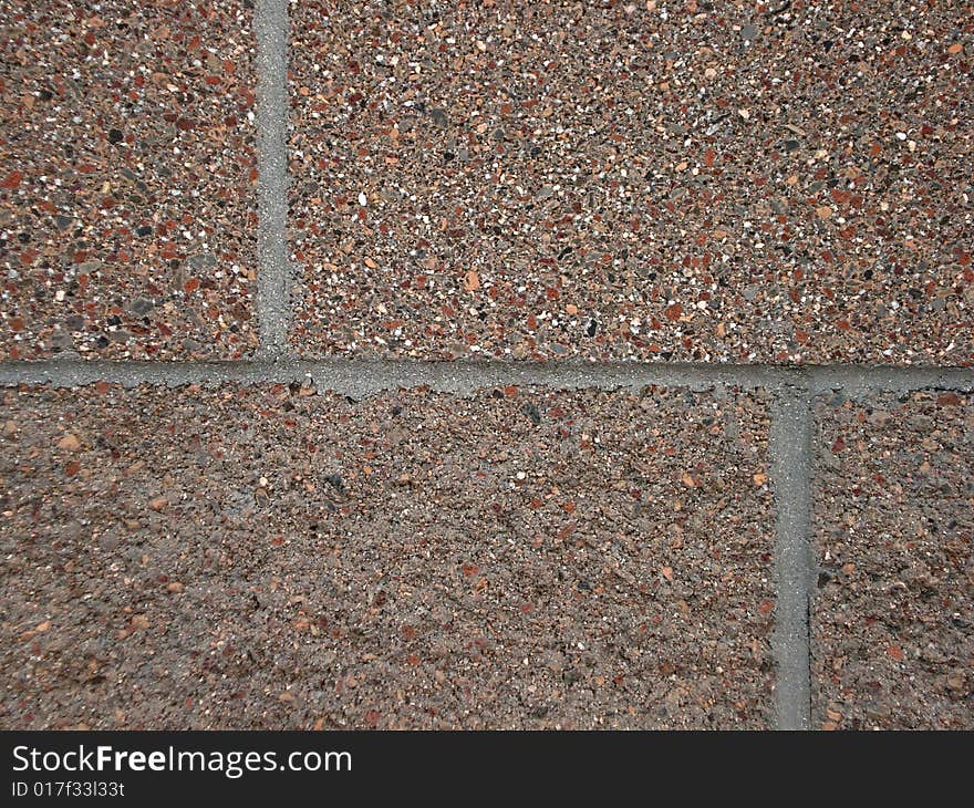 Cement Brick Wall Detail and Background