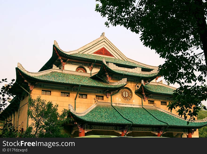 Chinese Tower  in chang sha.