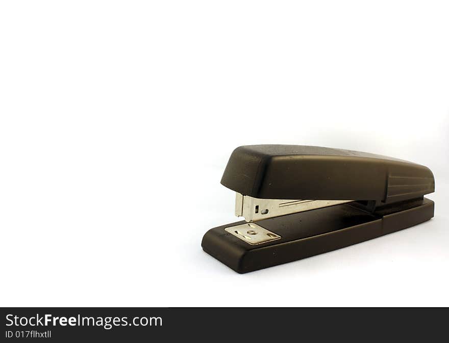 Stapler on a white background