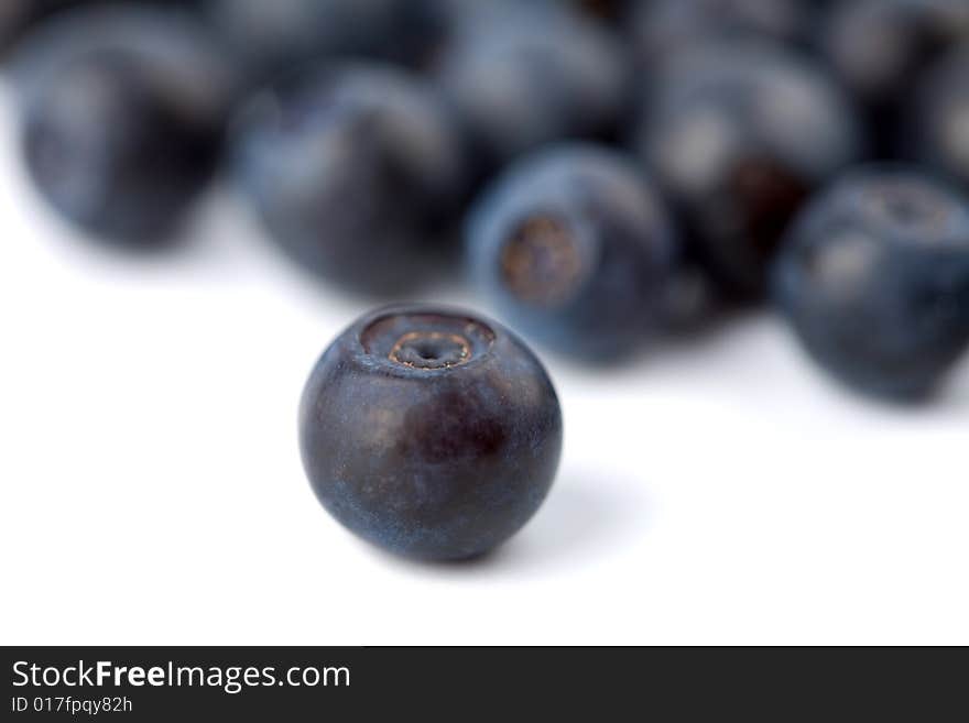 Fresh bilberries background