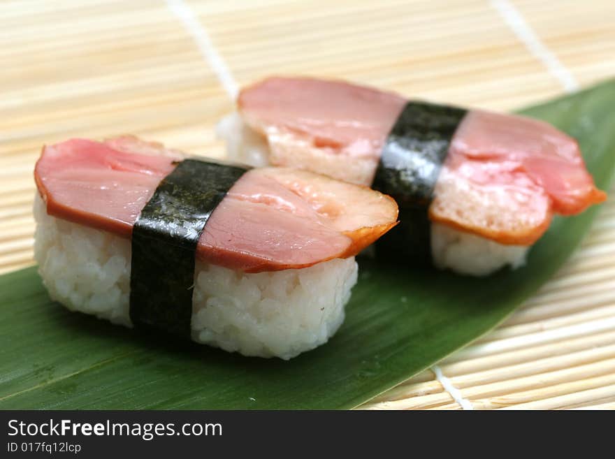 Prepared And Delicious Sushi