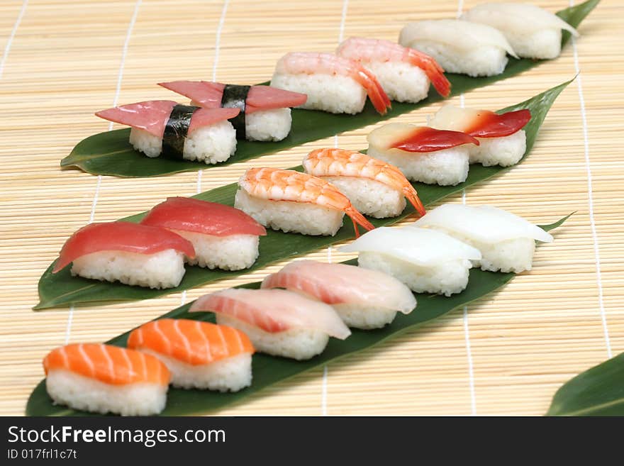 Prepared And Delicious Sushi