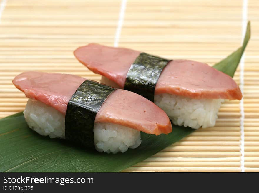 Prepared And Delicious Sushi