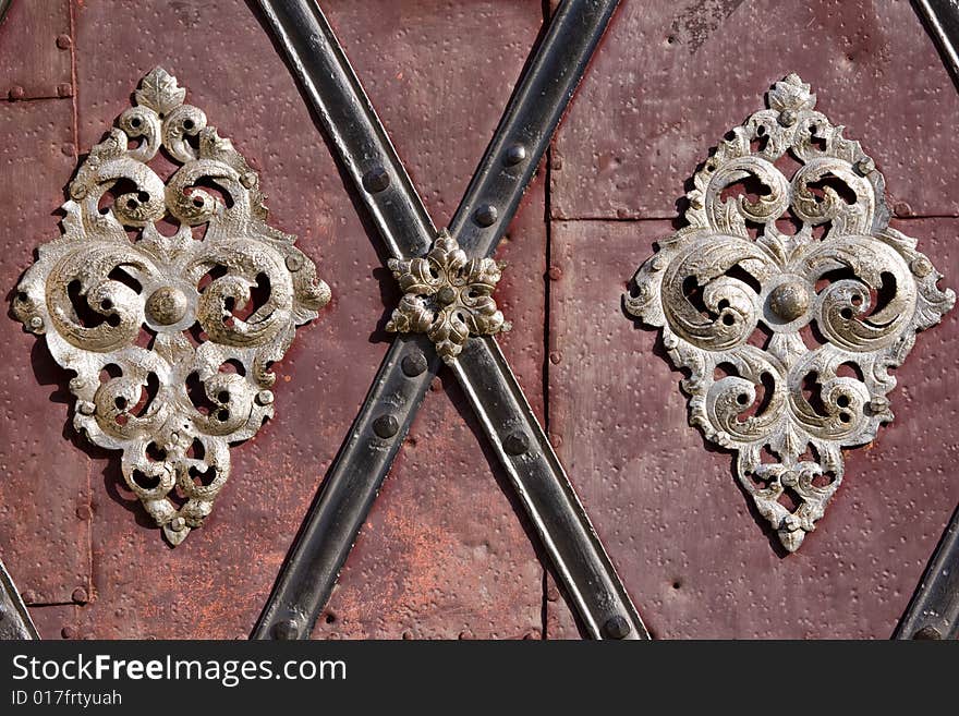 Metal decoration detail