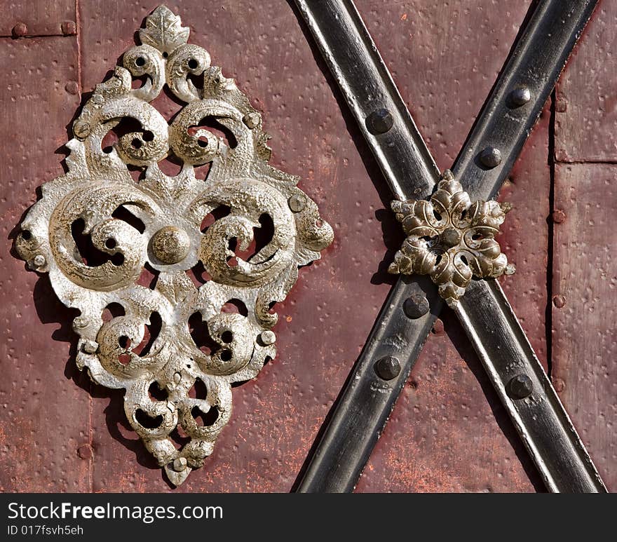 Metal decoration detail