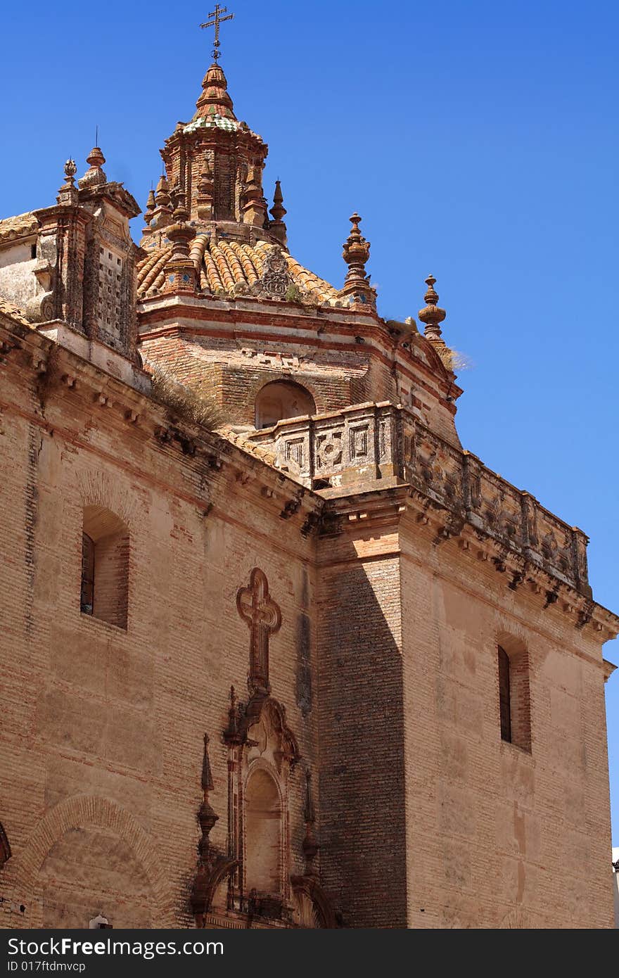 An ancient convent in Carmona called Convento de las Descalzas, Spain. An ancient convent in Carmona called Convento de las Descalzas, Spain