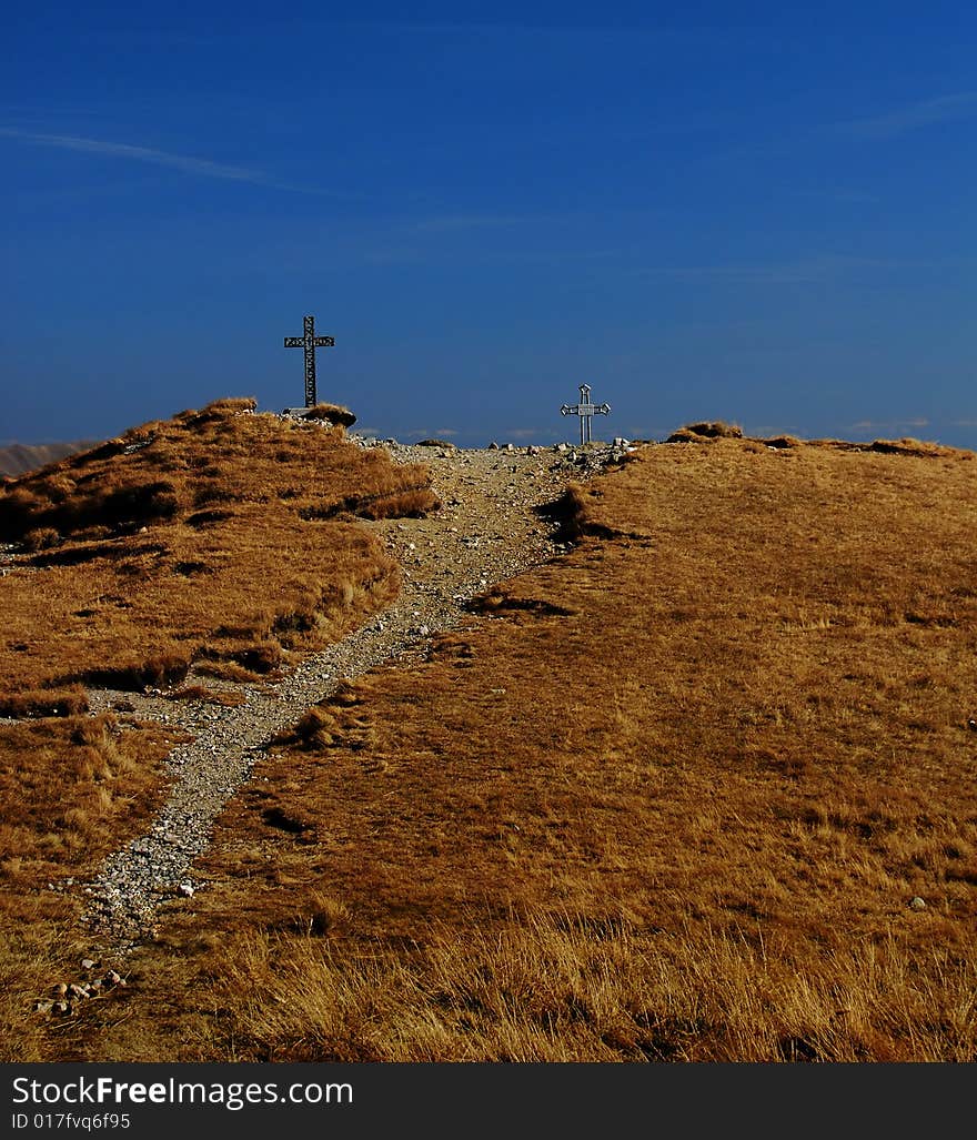 Mountain landscape from Bucegi mountains in Romania. Mountain landscape from Bucegi mountains in Romania