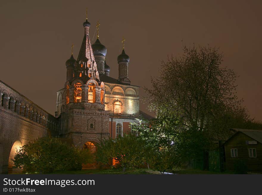 A small church in Moscow Compound. A small church in Moscow Compound