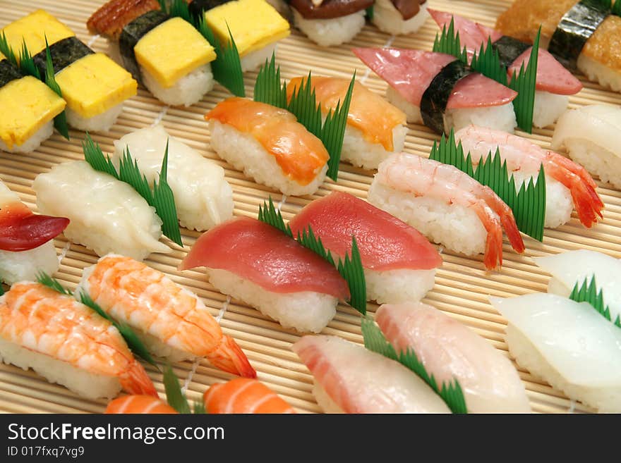 Prepared And Delicious Sushi