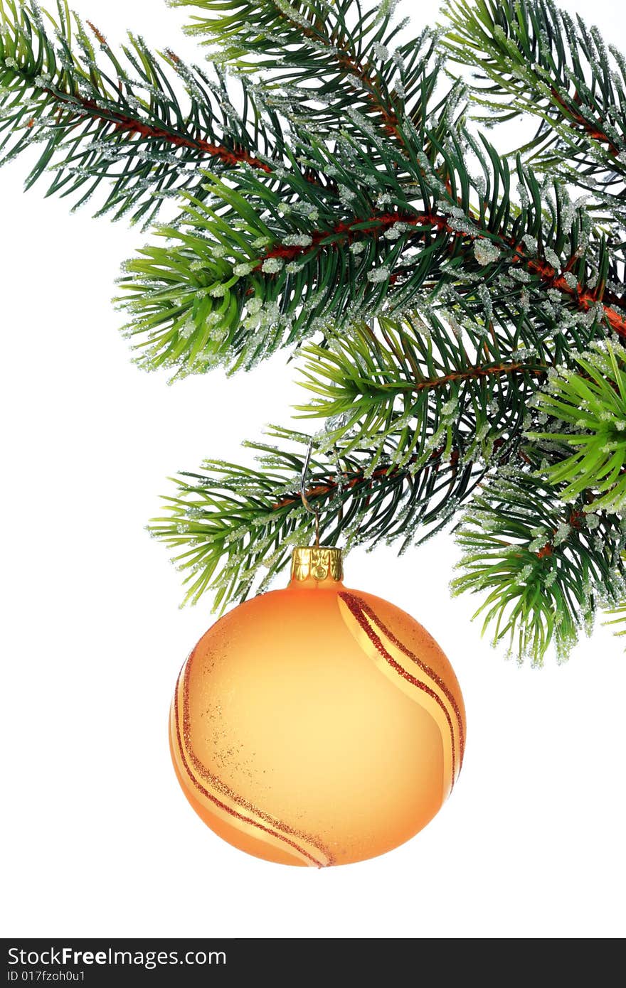 Christmas decoration on a white background. Christmas decoration on a white background.