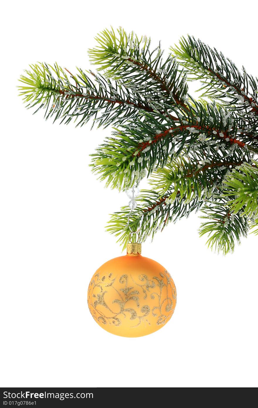 Christmas decoration on a white background. Christmas decoration on a white background.