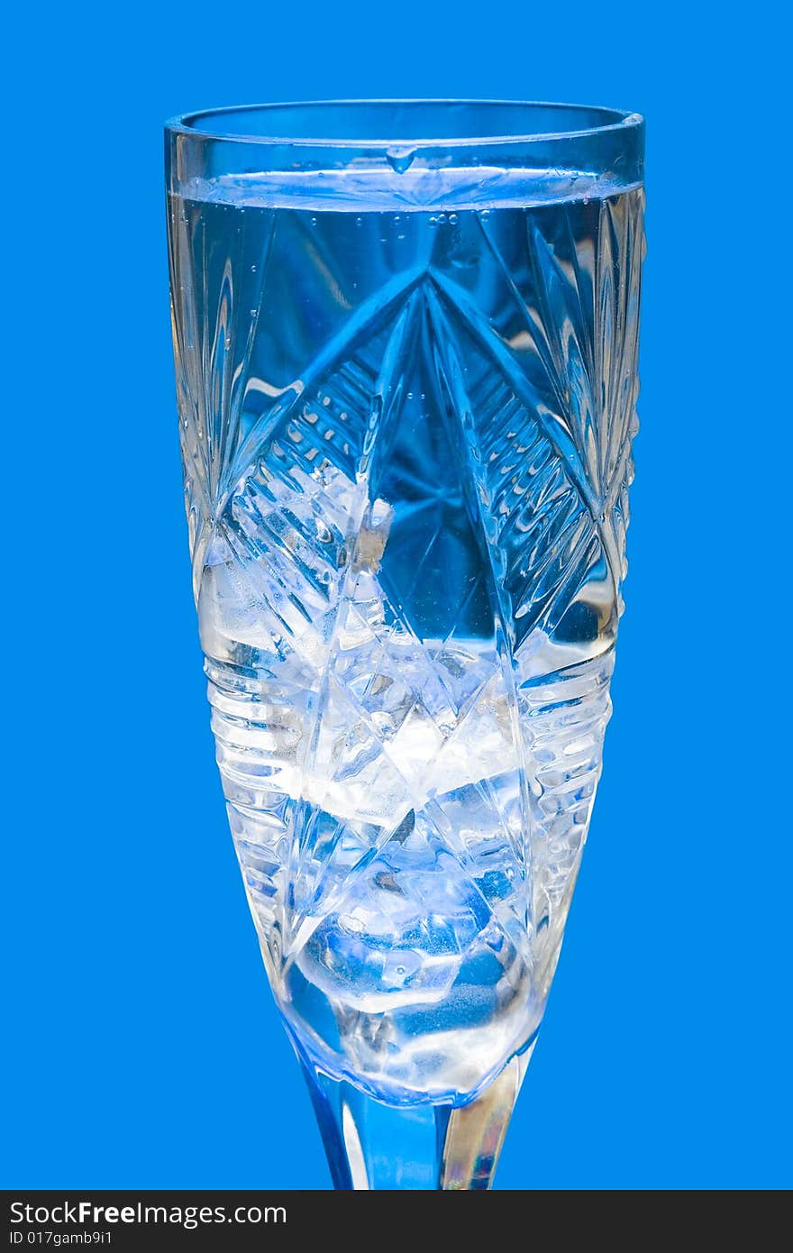 Glass With Water And Ice