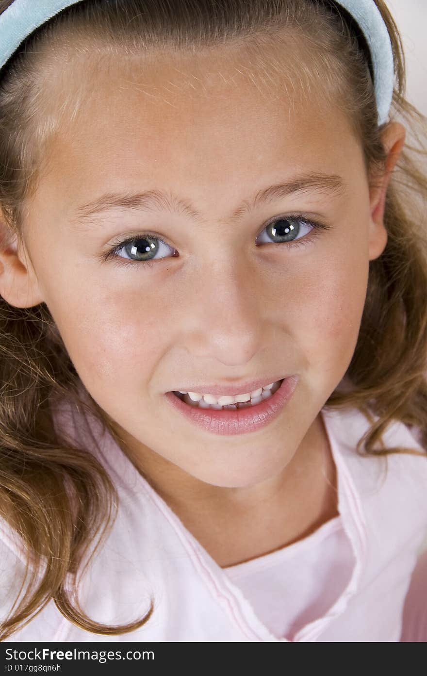 Close up of cute smiling little girl. Close up of cute smiling little girl