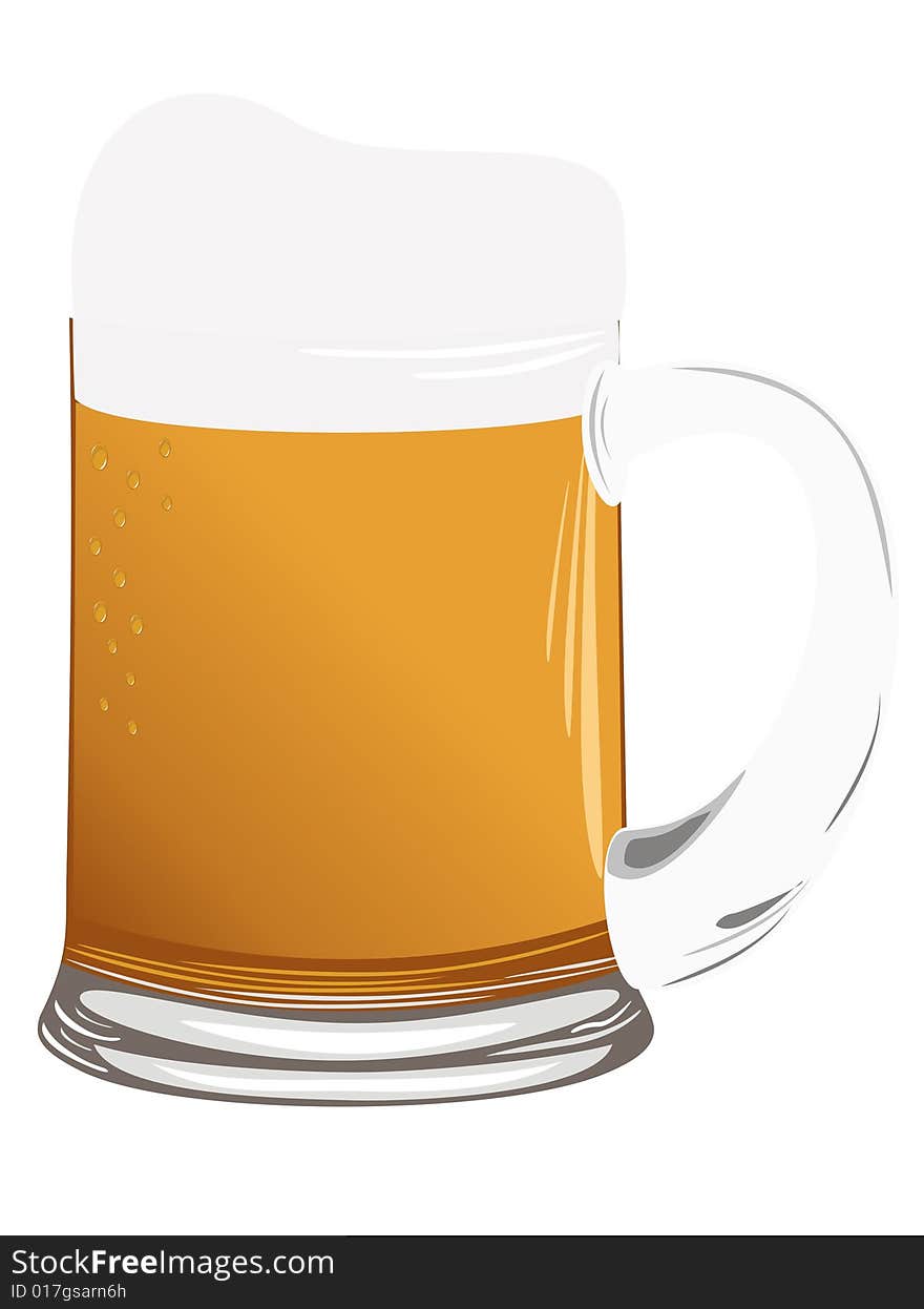 Glass of beer