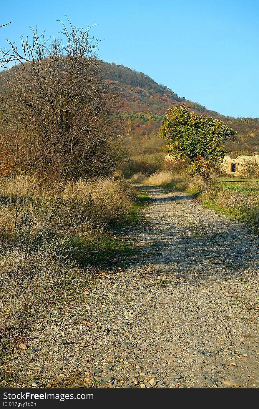 Autumn over Říp