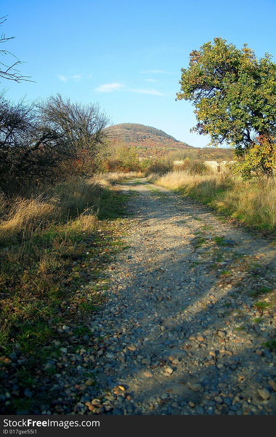 Autumn over Říp