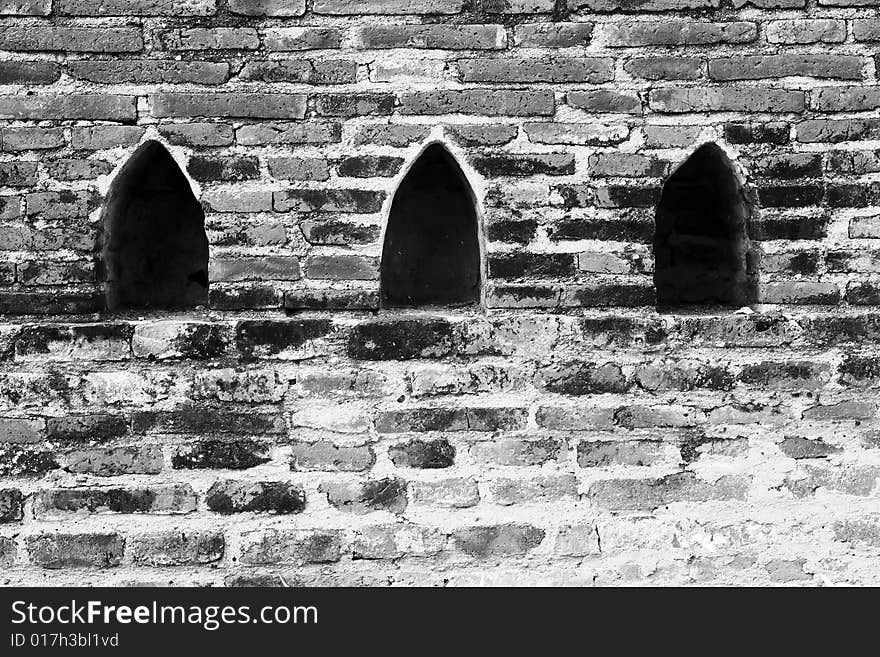 Background of old brick wall captured at ancient temple in the ruins old capital of Thailand, Ayutthaya.
CanonEOS 5D & 24-70L. Background of old brick wall captured at ancient temple in the ruins old capital of Thailand, Ayutthaya.
CanonEOS 5D & 24-70L