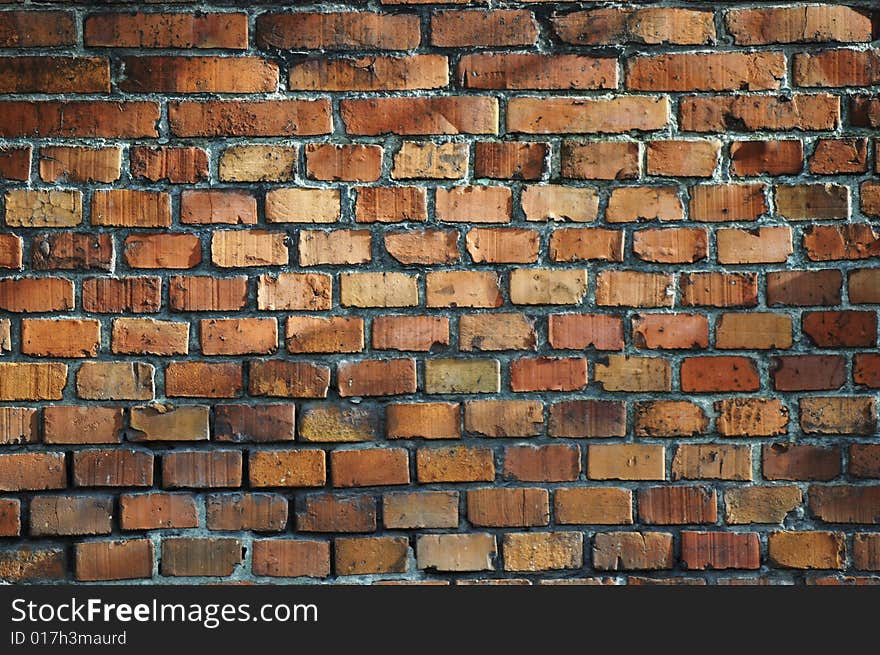 Old wall from blocks usable as background