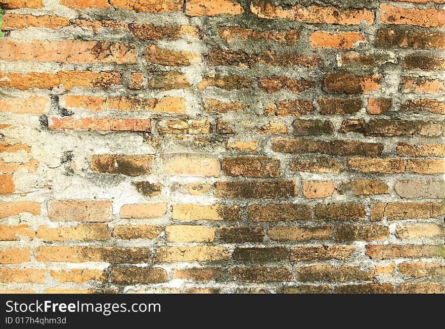 Brick Wall at Ancient city