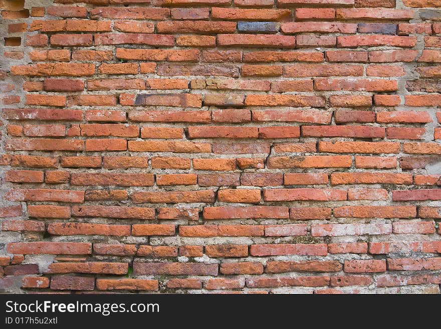 Brick Wall at Ancient city