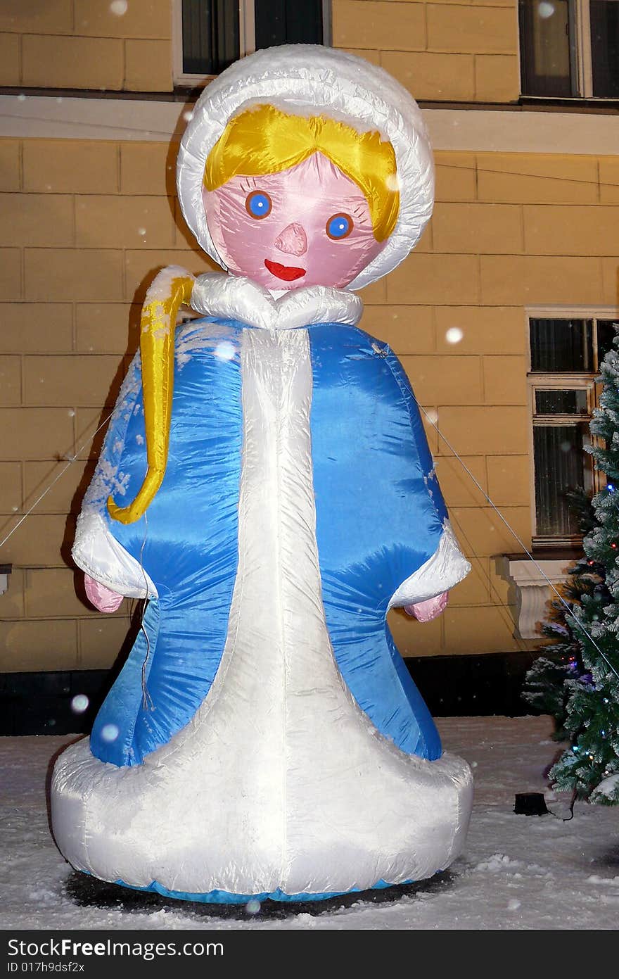 Snegurochka, Girl Santa Klausa - An Inflatable Toy