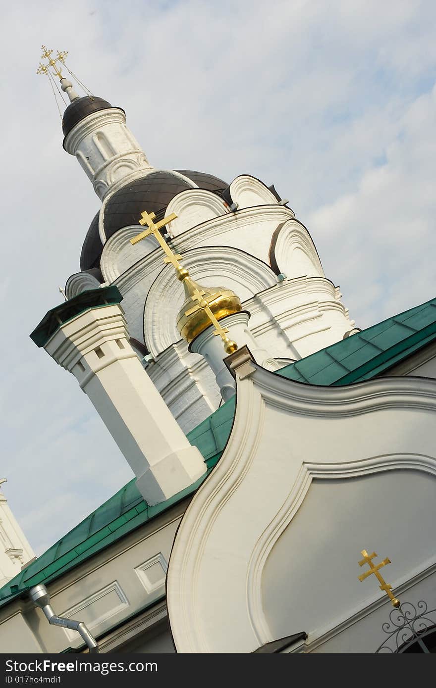 The church in moscow park Kolomenscoye. The church in moscow park Kolomenscoye