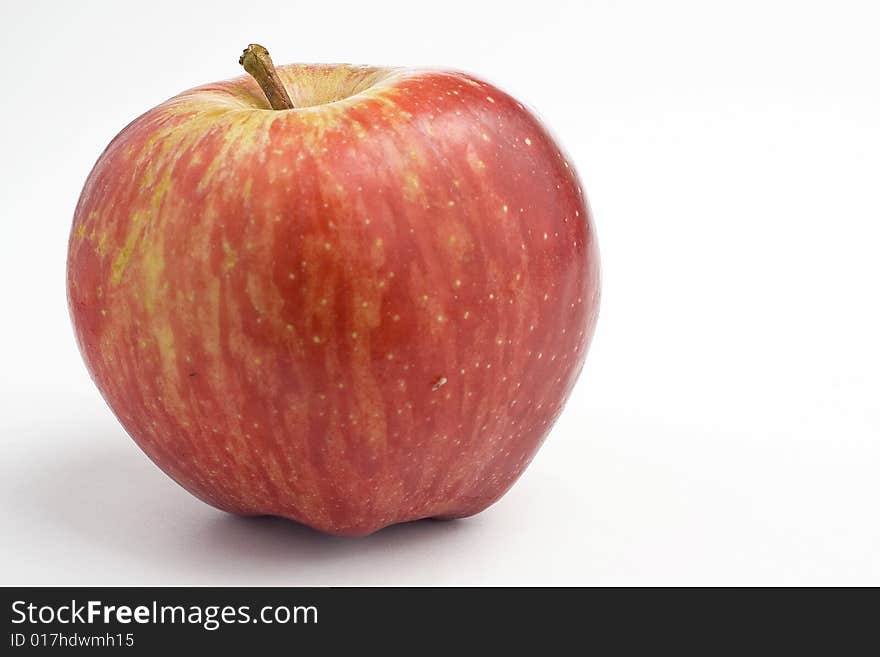 Fresh green apple isolated on a white background