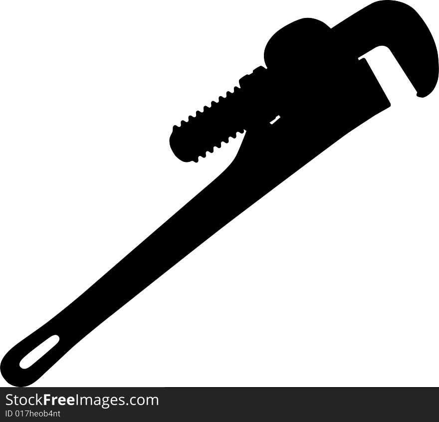 Tool - 1. Silhouette of industrial tool for your design