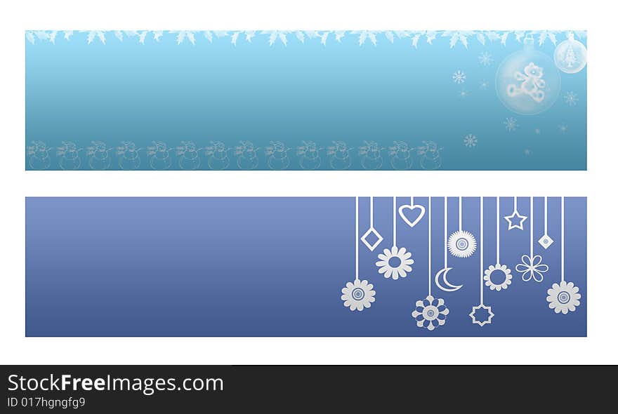 Abstract Christmas background with snowflakes. Abstract Christmas background with snowflakes.