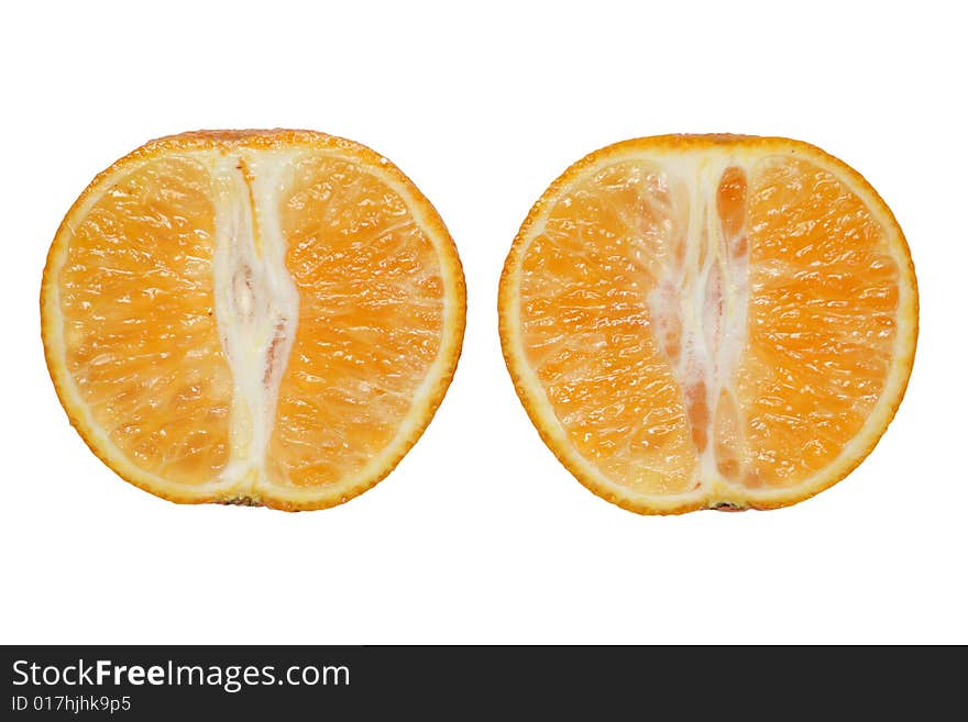 Two Halfs Of Tangerine