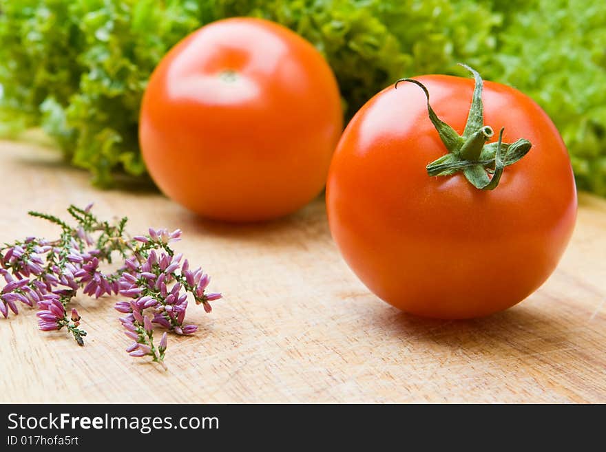 Tomatoes And Lettuce